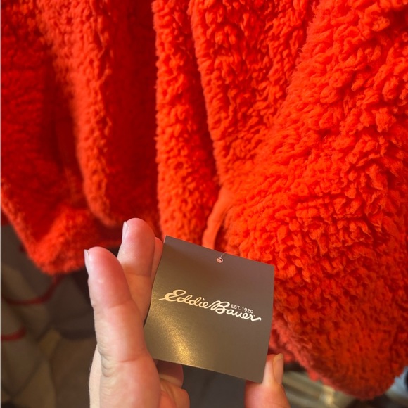 Eddie Bauer Fireside Plush Fleece Pullover Jacket NWT- FP look for less - Picture 6 of 7